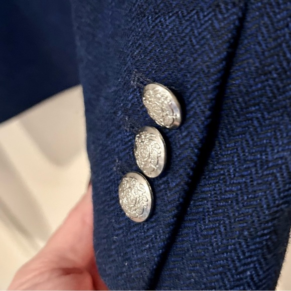 New Banana Republic Jacket Blazer Two-Tone Blue NWOT - Picture 10 of 12